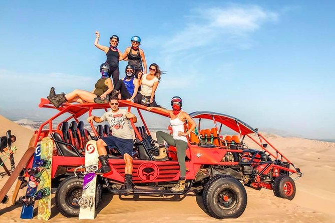 Huacachina Sandboard - The dune buggy ride to the big hills