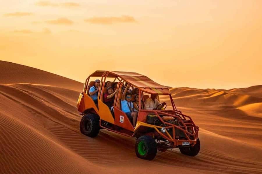 Huacachina: Sandboarding and Dune Buggy Tour + Sunset - Sunset from the dunes