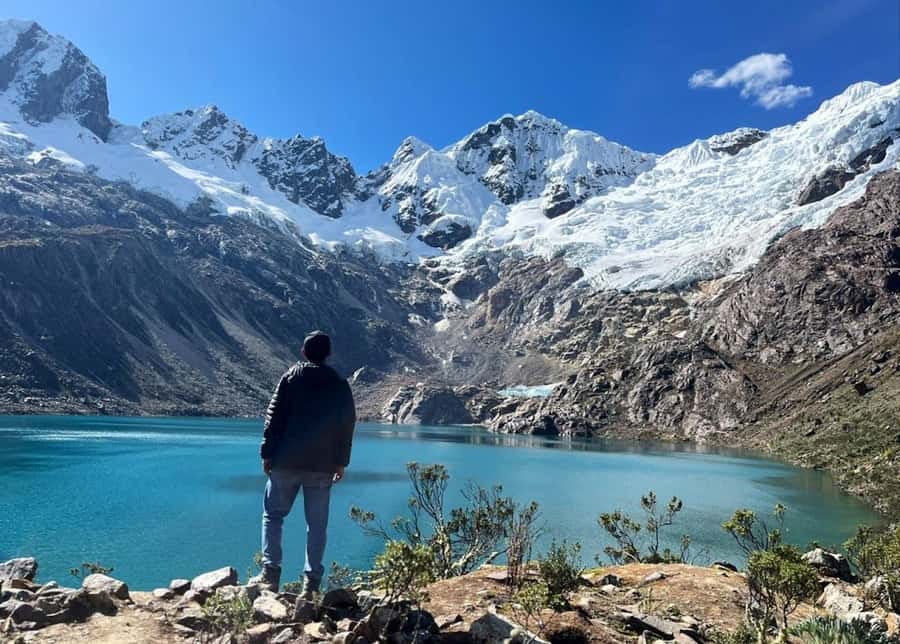 Huaraz: Full Day Rocotuyoc Lagoon + Frozen Lagoon - Reaching Rocotuyoc Lagoon inside the national park