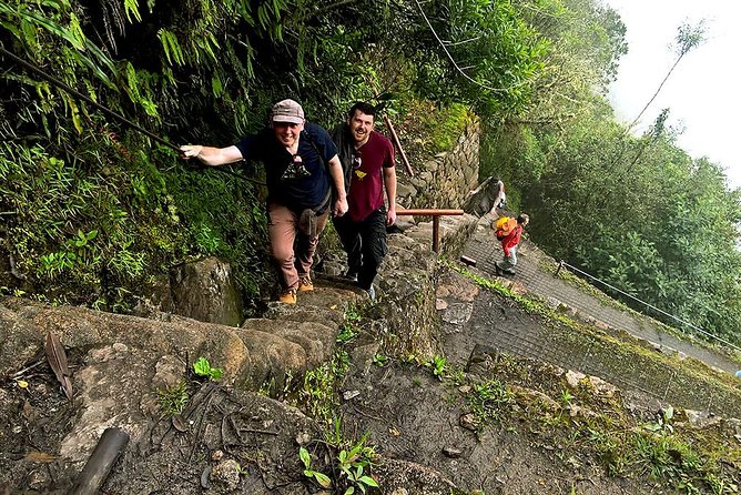 Huayna Picchu and Machu Picchu from Cusco Full day - Climbing Huayna Picchu above the ruins