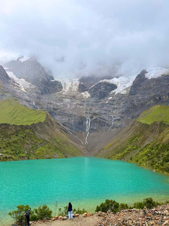 Lagoon Humantay. Full Day Tour with Breakfast and Lunch - Reaching the turquoise water below Salkantay