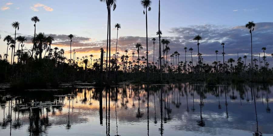 Lake Yacumama - Sunrise or Sunset - A small lagoon with a river story