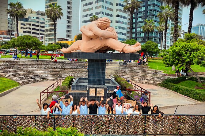 Lima City Tour Plus + Video by Drone - Group - Intihuatana Park and the Villena Bridge