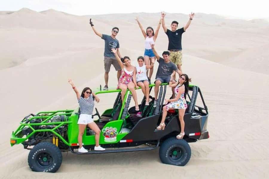 Lima: Paracas and the Huacachina Oasis Guided Day Tour - El Chaco pier and the Ballestas Islands boat