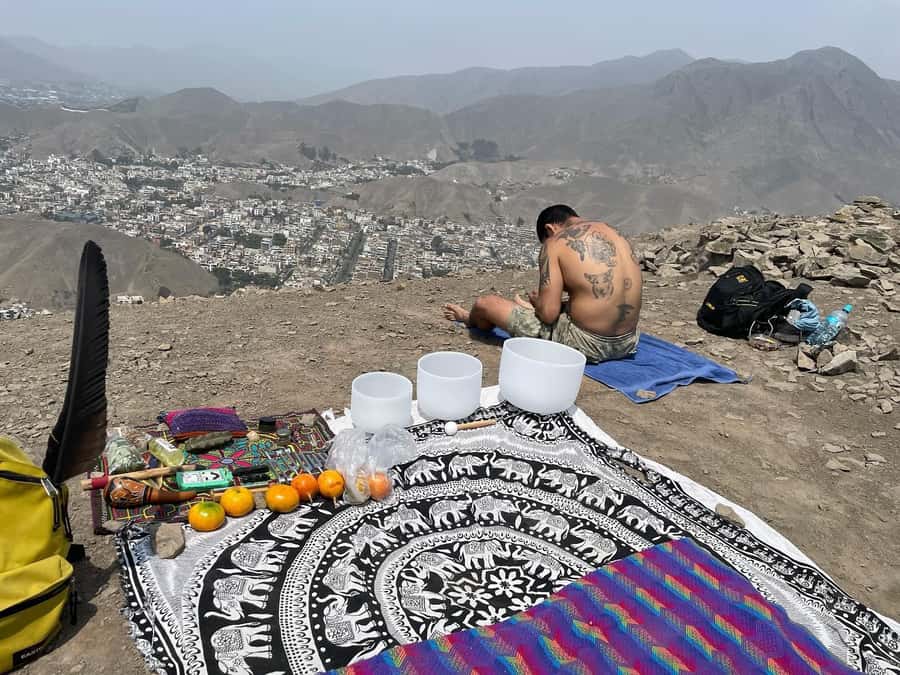 Lima: Spiritual Healing with Xanga - The Smokeable Ayahuasca - The 20 to 30 minute hike to the ceremony site