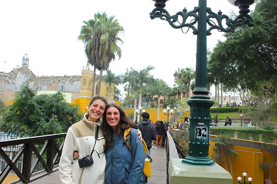 Lima: Tour in Miraflores, San Isidro, Barranco & Chorrillos - Huaca Pucllana: an ancient pyramid beside modern Lima