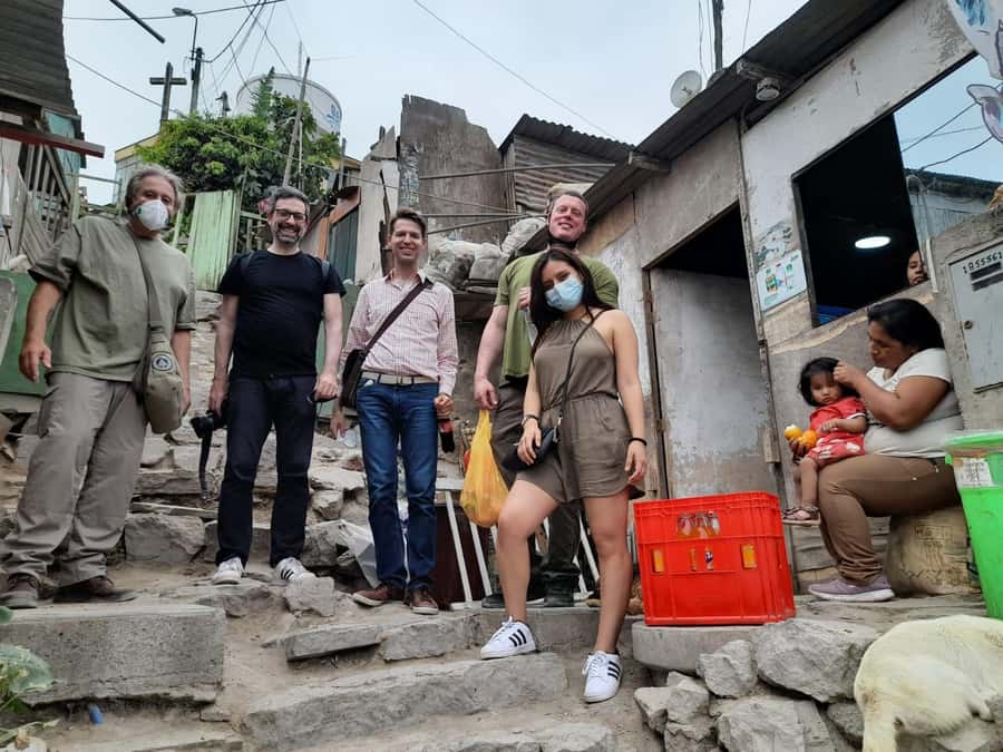 Lima: Villa El Salvador Shanty Town Tour - The yellow stairs and the high views