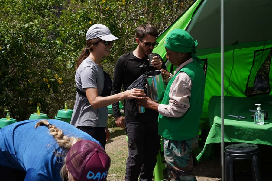 Machu Picchu: Inca Trail 2-Day Overnight Guided Tour - A hot lunch in an unlikely place