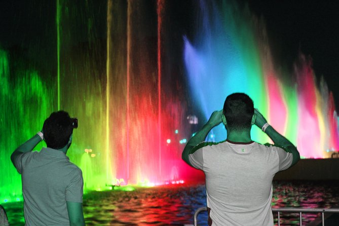Magic Fountains Park & Bohemian Barranco at Night (Small Group) - Entering the Magic Water Circuit after dark