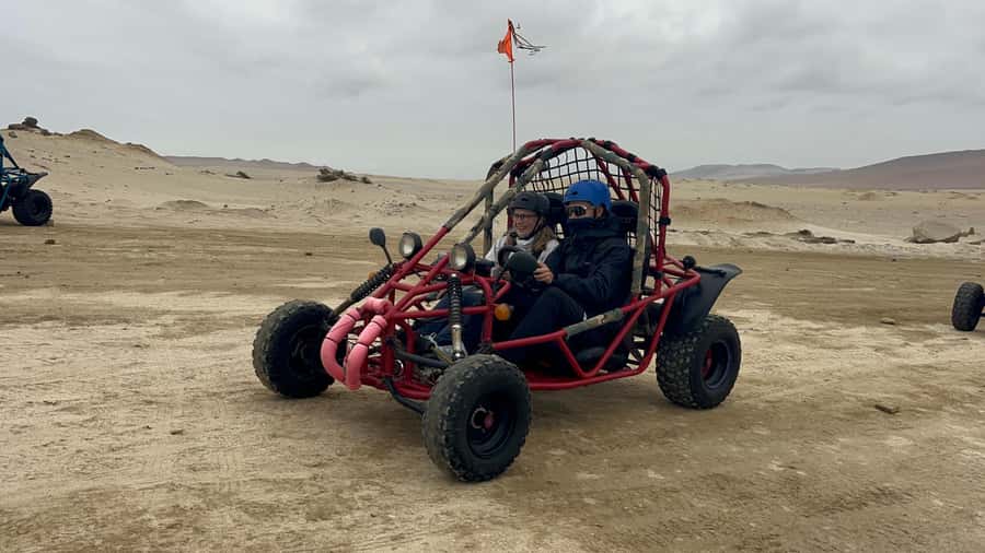 Mini Buggy GO KART in Paracas National Reserve - Red Beach and the famous red sand