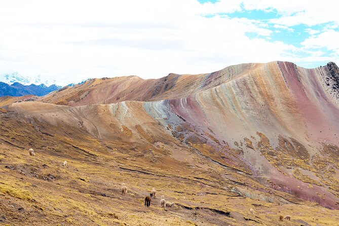 Palccoyo Rainbow Mountain Full Day Tour from Cusco - Ausangate views and changing mountain weather