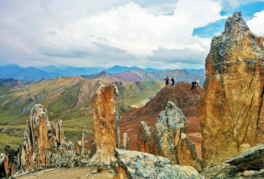 Palcoyo colored mountain hike + stone forests - Buffet Lunch Back at Cusipata
