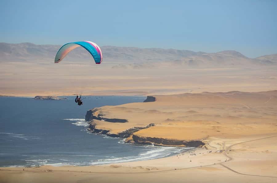 Paracas : Paragliding - Fly Like a Bird - Why Paracas is so striking from above