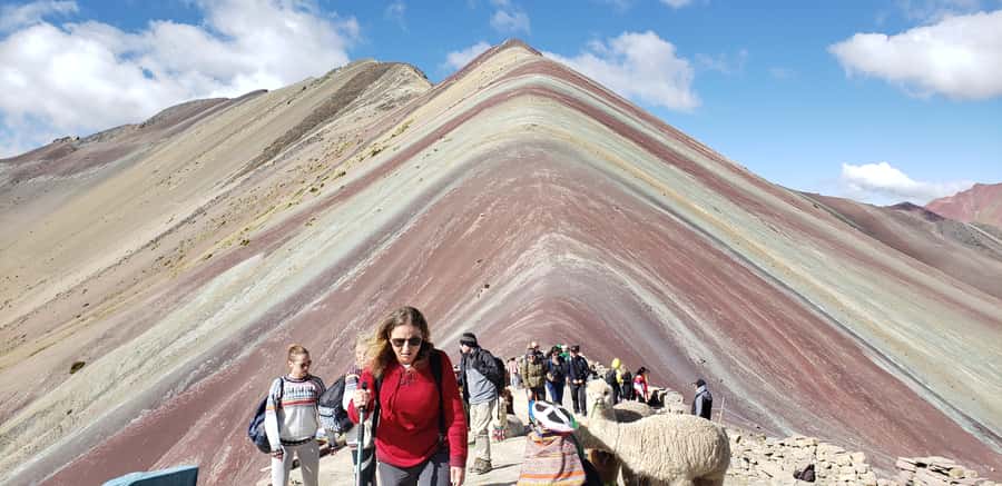 Peru: Rainbow Mountain and Red Valley View Point Tour - Rainbow Mountain at 5,020 meters