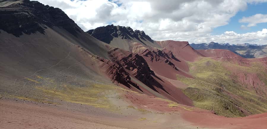 Peru: Rainbow Mountain and Red Valley View Point Tour - Red Valley brings a second color palette