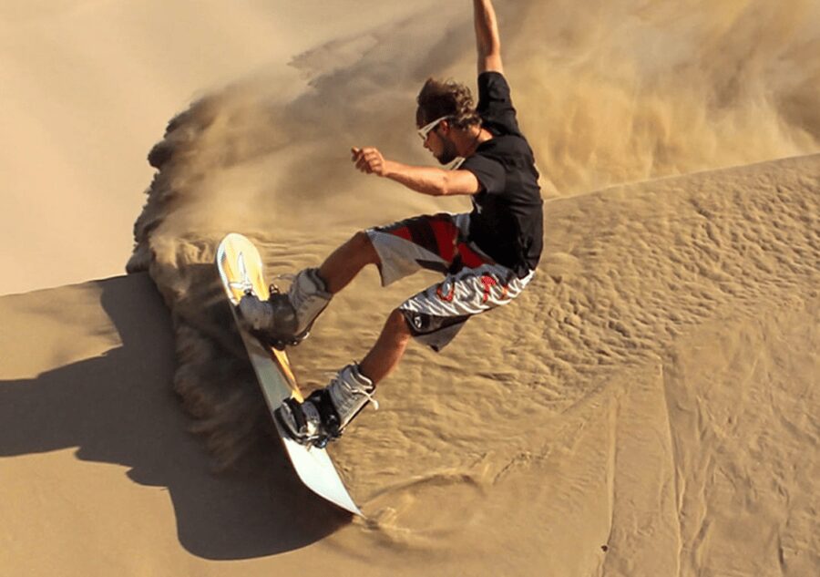 Pro Sanboarding or skiing in Huacachina from Lima - Day trip - Sandboarding With Boots, Helmet, and an Instructor