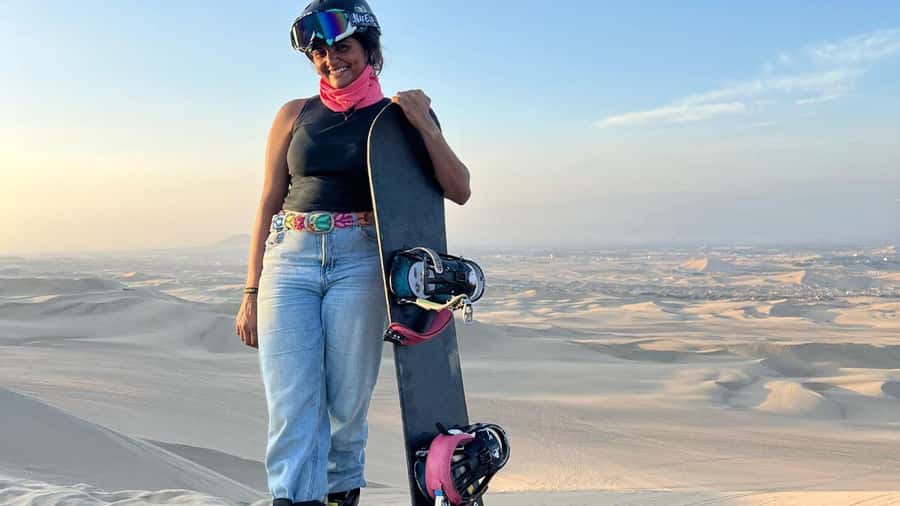 Pro Sanboarding or skiing in Huacachina from Lima - Day trip - The Two-Hour Dune Buggy Ride