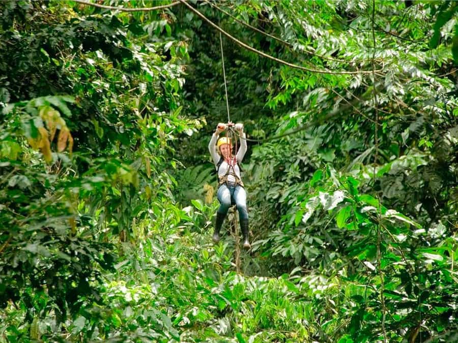 Puerto Maldonado: Jungle Adventure |Zipline + Canopy + Kayak - The 45-minute boat ride to the lodge