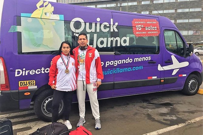 QuickLlama: Door-to-door transfer from Lima Airport to Miraflores - Door-to-Door Drop-Off in Miraflores