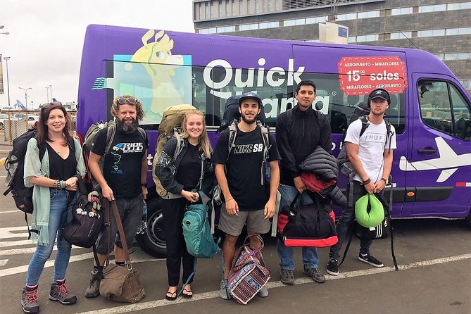 QuickLlama: Door-to-door transfer from Lima Airport to Miraflores - Booking Details and Cancellation