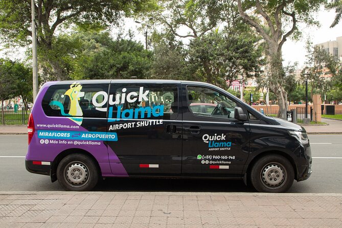 QuickLlama: Door-to-door transfer from Miraflores to Lima Airport - Lima Traffic Controls the Clock