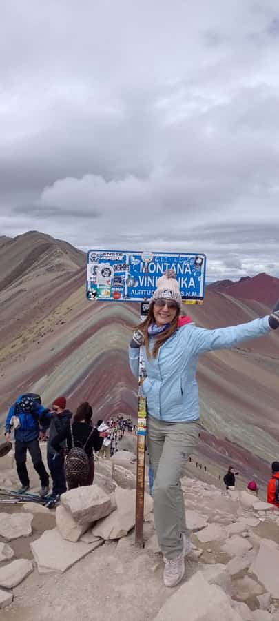 rainbown mountain Vinicunca 1 day - Time at the colorful summit