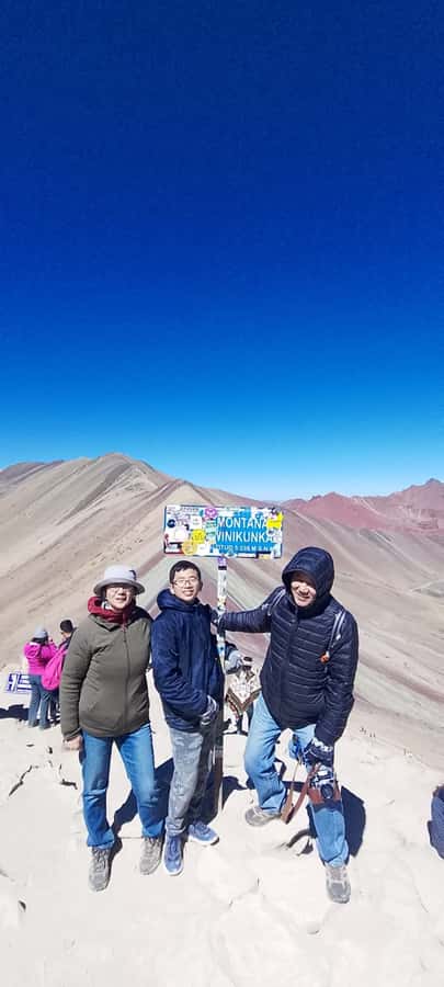 rainbown mountain Vinicunca 1 day - The descent and buffet lunch