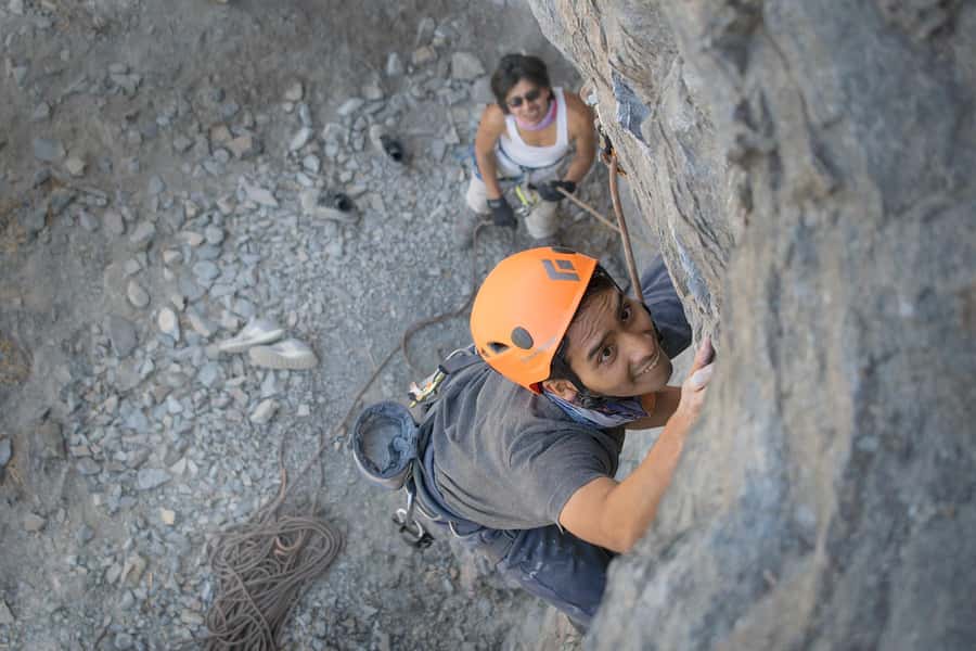 Rock Climbing in Arequipa, Perú - The volcano view before the ropes come out