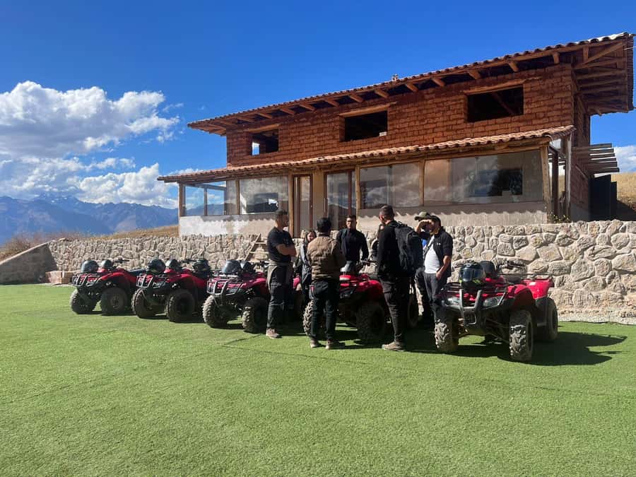 Sacred Valley: Maras & Moray ATV Tour from Cusco - The Maras salt mines, bright terraces on the mountainside