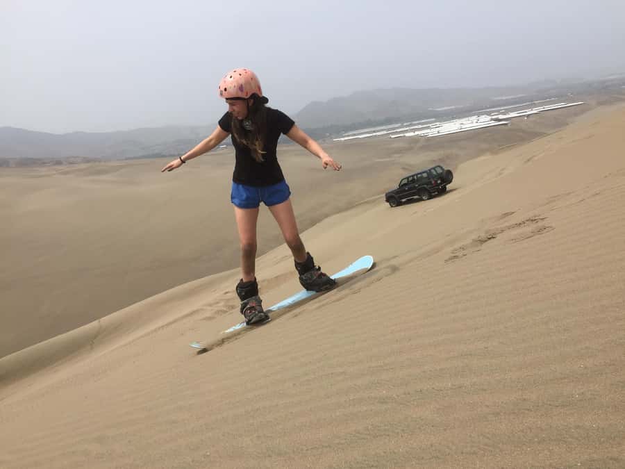 Sandbording in Lima - First Views of Lima’s Sand Dunes