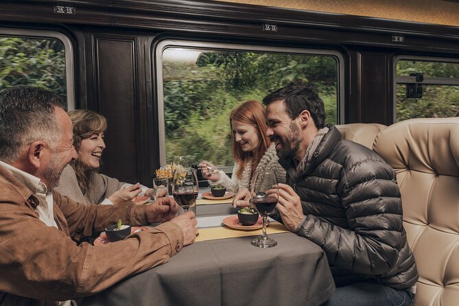 The First Class Machu Picchu Train by Inca Rail - Lunch, dinner, and drinks onboard
