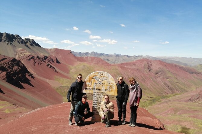 The Vinicunca Rainbow Mountain in a day from Cusco - At the colorful summit